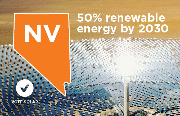Nevada Senate recognizes the will of the people with 50% renewable energy bill